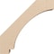 Ekena Millwork 3-inch W x 14-inch D x 14-inch H Imperial Rough Cedar Woodgrain TimberThane Knee Brace, Primed BRCUR03X14X14IMPRCPR - alternate 3